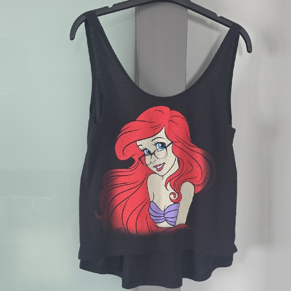 Vintage Women's Disney Ariel Graphic Tank Top